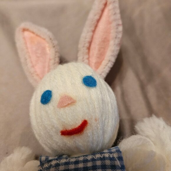 Handmade yarn bunny duo (item #2669) - Picture 7 of 7